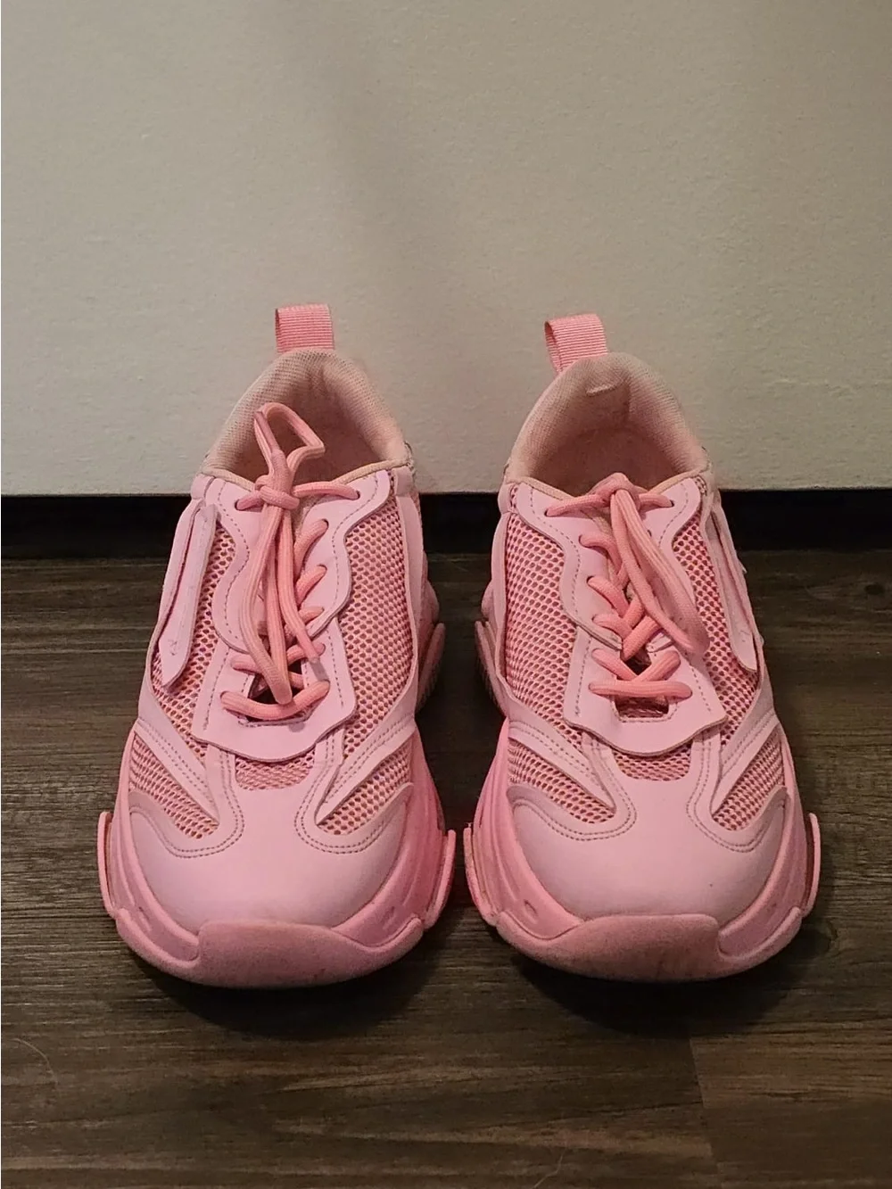 Steve Madden Possession Pink Platorm Sneakers